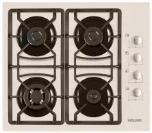 Plită incorporabilă cu gaz Wolser WL-F 6401 GT IC, bej