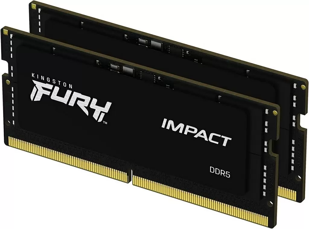 Оперативная память SO-DIMM Kingston Fury Impact 32GB (2x16GB) DDR5-5600MHz, CL40, 1.25V