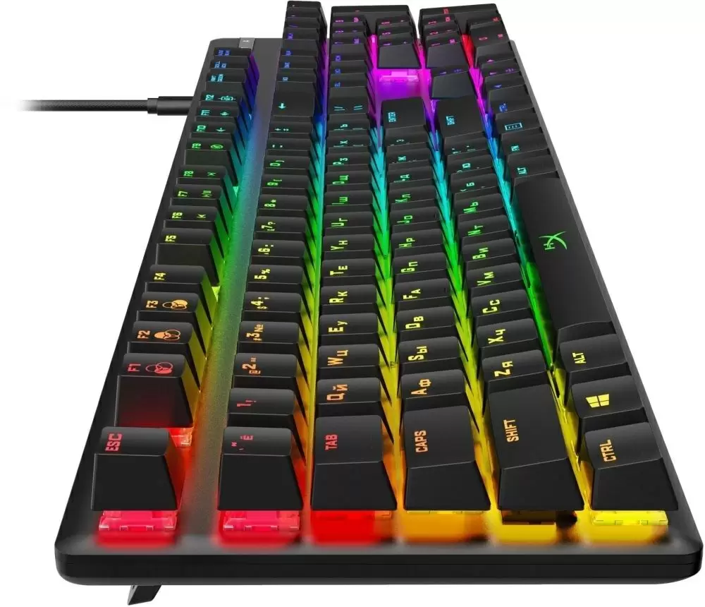 Клавиатура HyperX Alloy Origins RGB, черный