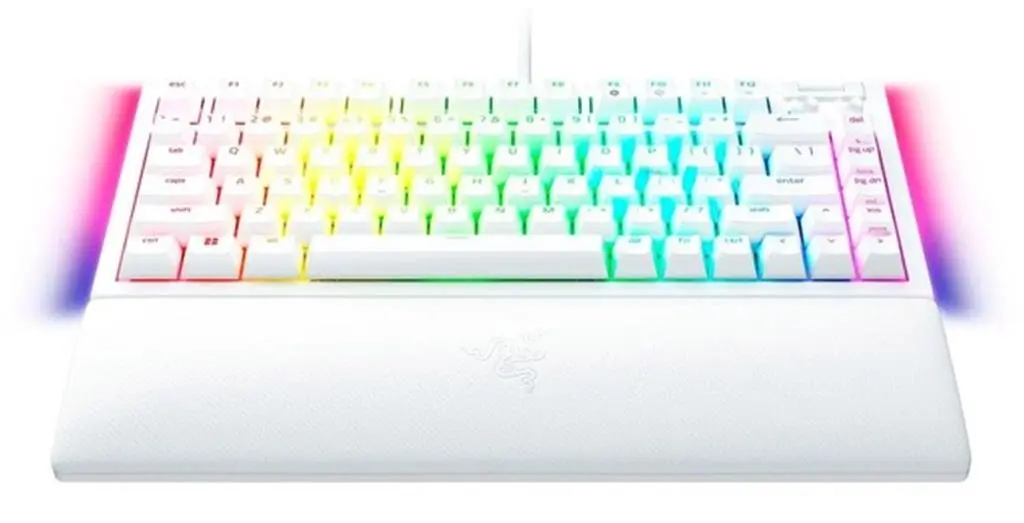 Tastatură Razer BlackWidow V4 75 White Edition US RZ03-05001700-R3M1, alb pe tehnoparc.md Tastatură Razer BlackWidow V4 75 White Edition US RZ03-05001700-R3M1, alb
