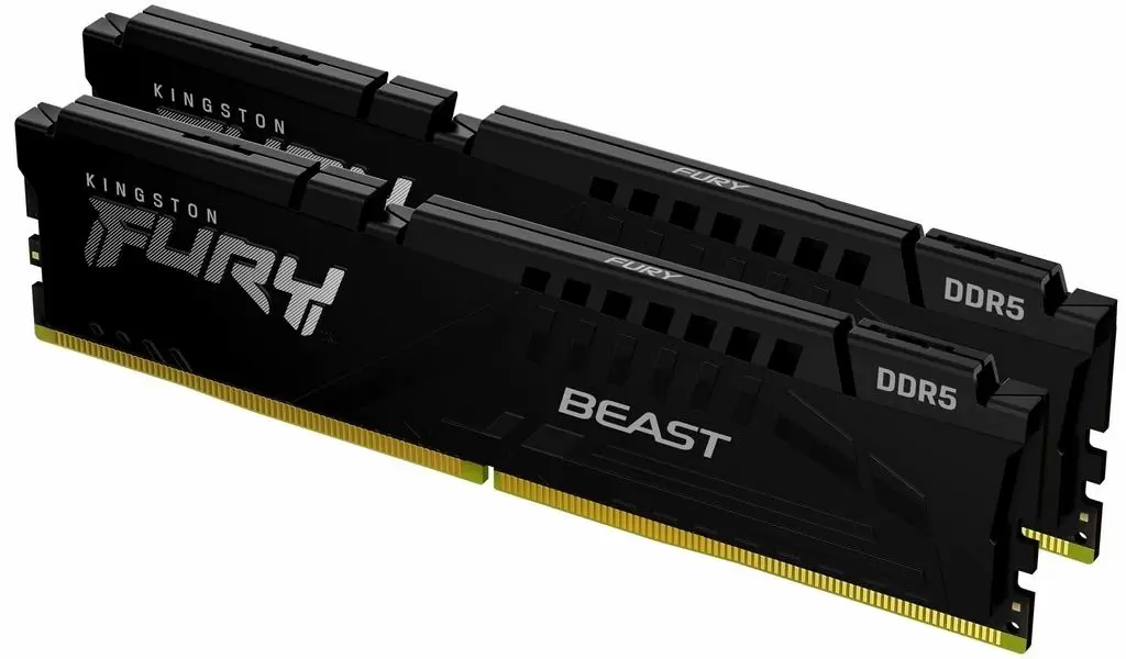 Оперативная память Kingston Fury Beast 64GB (2x32GB) DDR5-6000MHz, CL30, 1.4V