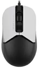 Мышка A4Tech FM12S, черный/белый