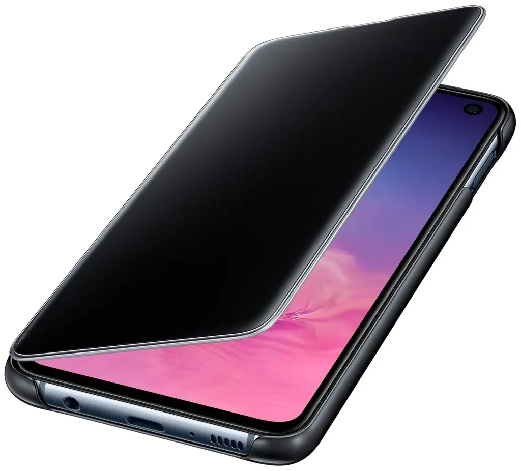 Husă de protecție Samsung Clear View Cover Galaxy S10E, negru