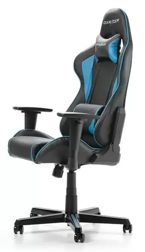 Scaun de birou DXRacer GC-F08-NB, negru/albastru