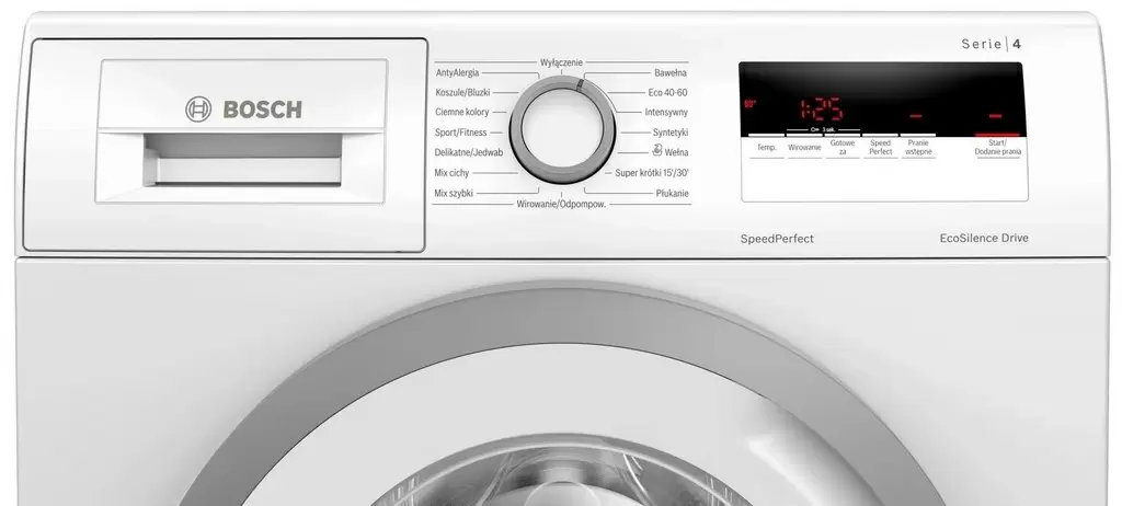 Maşină de spălat rufe Bosch WAN2418KPL, alb