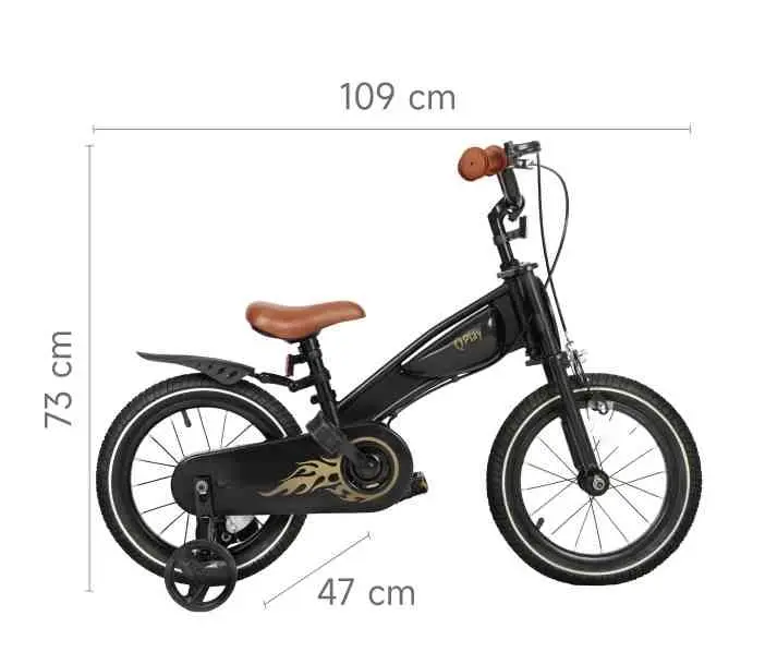 Детский велосипед Qplay Motor 3in1 16, черный