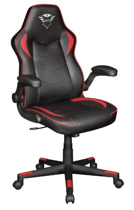 Геймерское кресло Trust GXT 704 Ravy, черный/красный на tehnoparc.md Геймерское кресло Trust GXT 704 Ravy, черный/красный