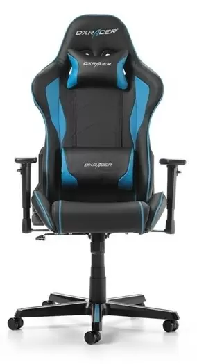 Scaun de birou DXRacer GC-F08-NB, negru/albastru