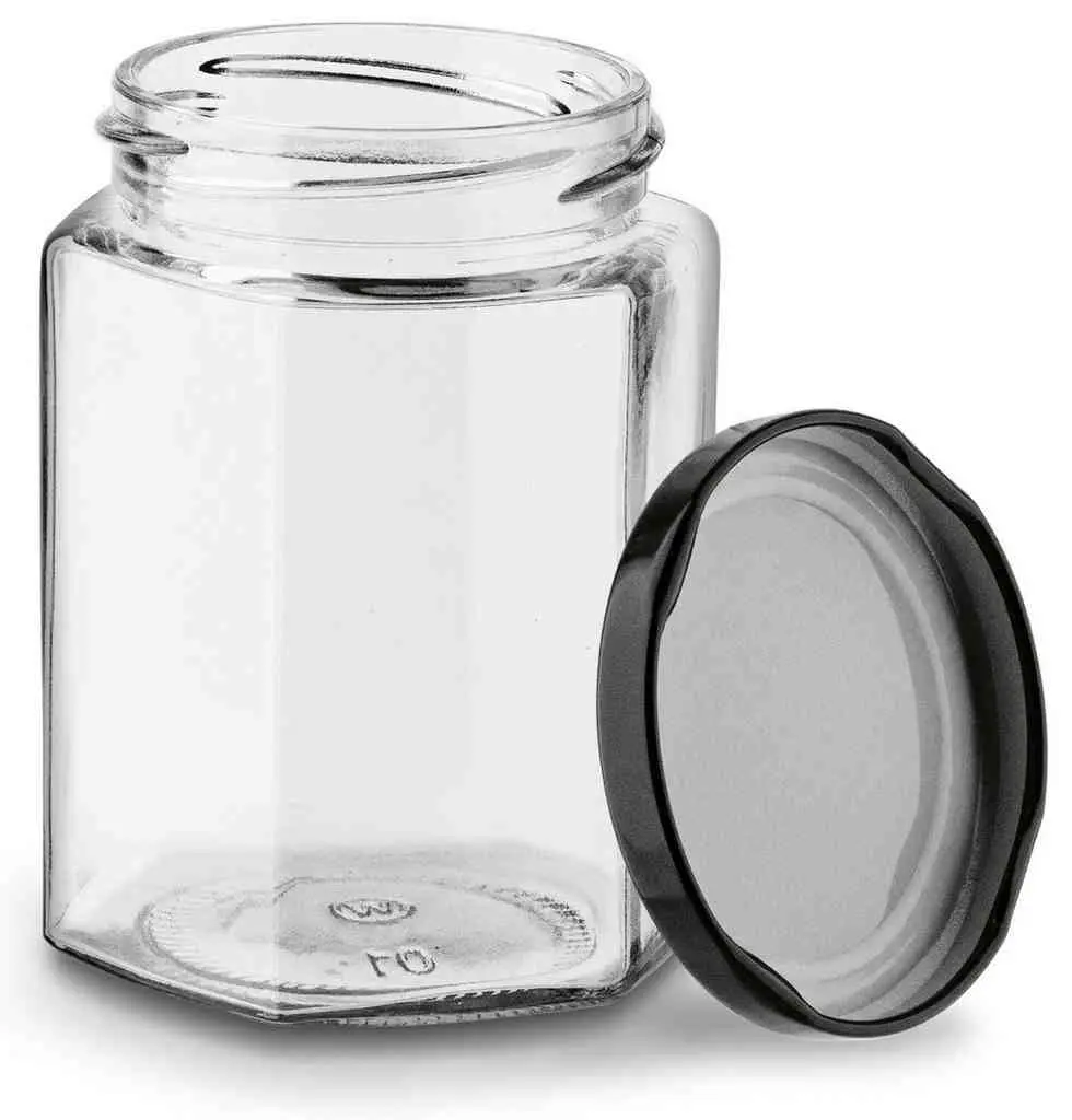 Set borcane Tadar Jawa 290ml 6pcs, transparent