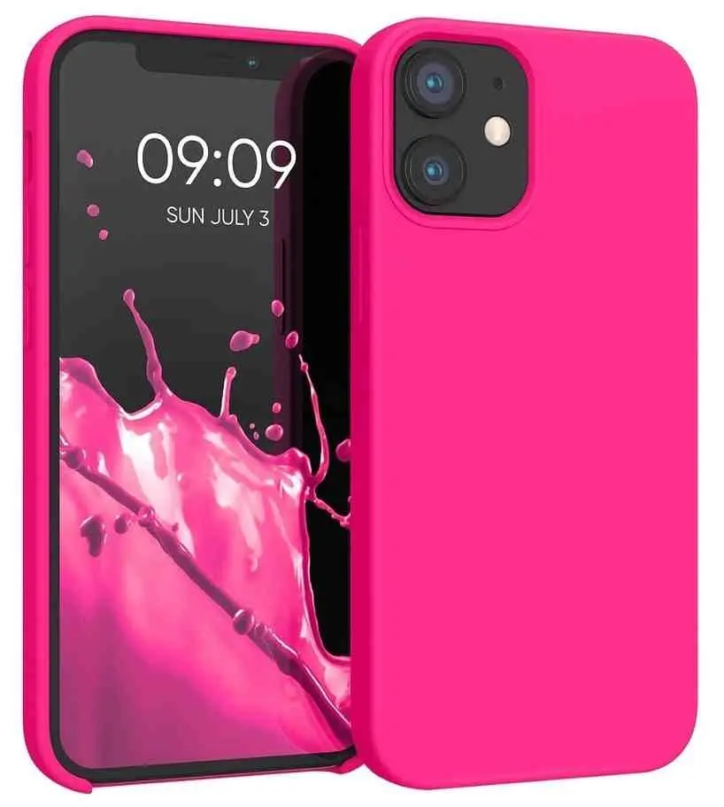 Husă de protecție Helmet TPU Elektro Flex iPhone 12 Mini (HMT-CTIP12MEFPK), roz