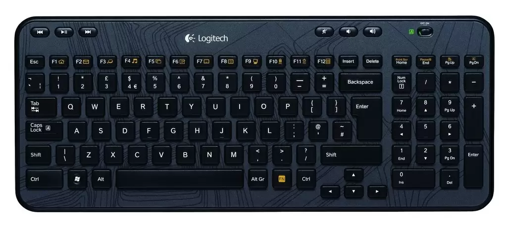 Клавиатура Logitech Wireless Keyboard K360, черный