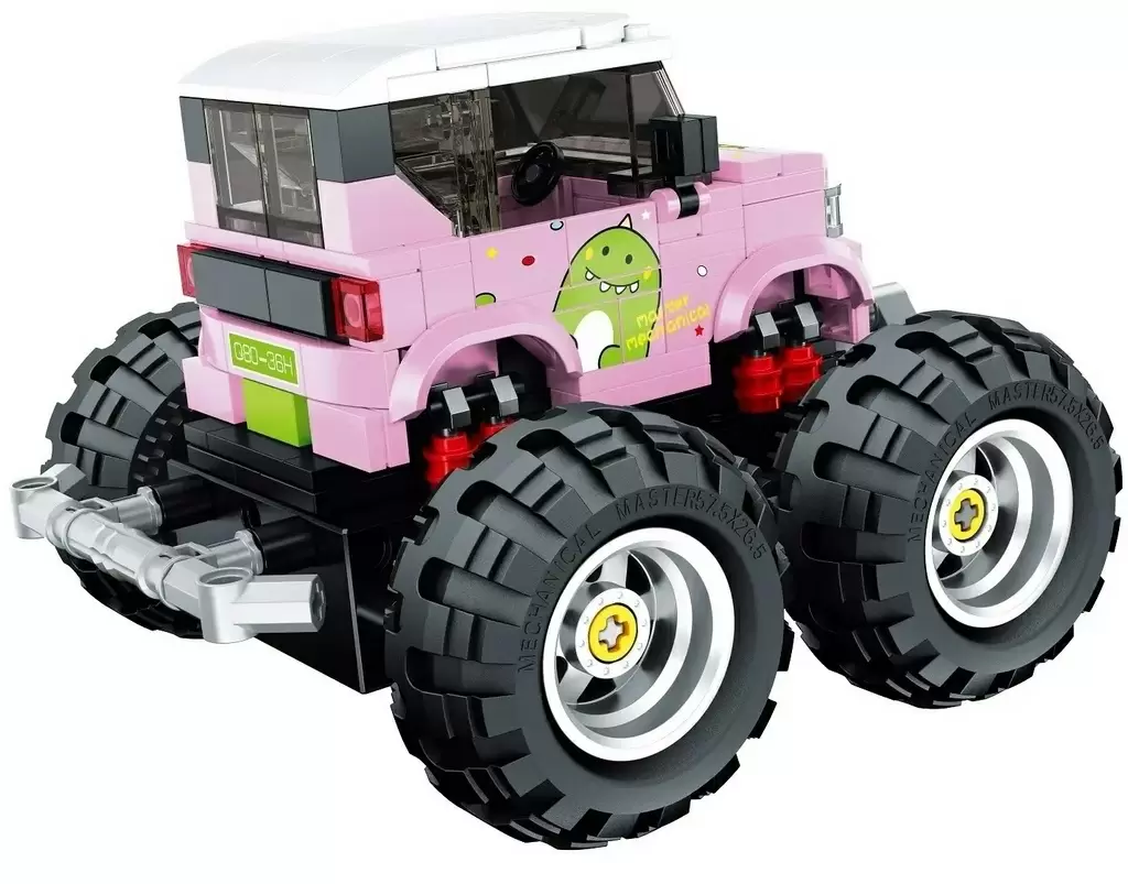 Jucărie teleghidată XTech Monster Truck 310 pcs, roz