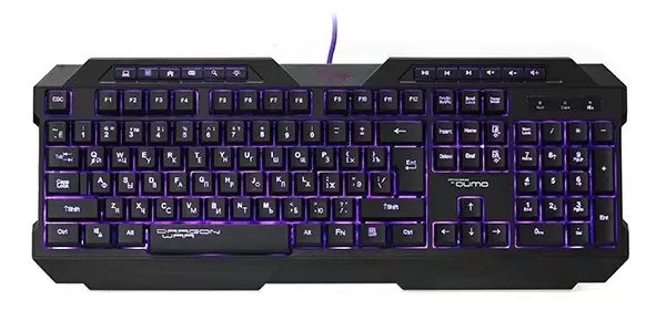 Tastatură Qumo Dragon War Fallen 2, negru