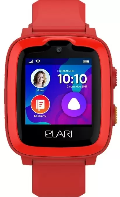 Детские часы Elari KidPhone 4G, красный