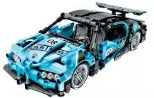Set de construcție XTech Pull Back Blue Racer 507 pcs