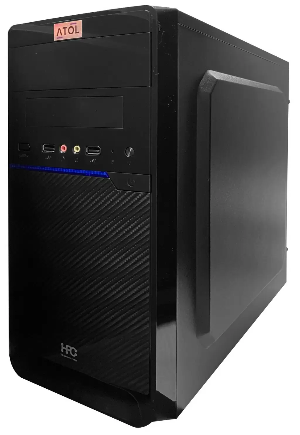 Системный блок Atol PC1025MP (AMD 3000G/8GB/240GB), черный