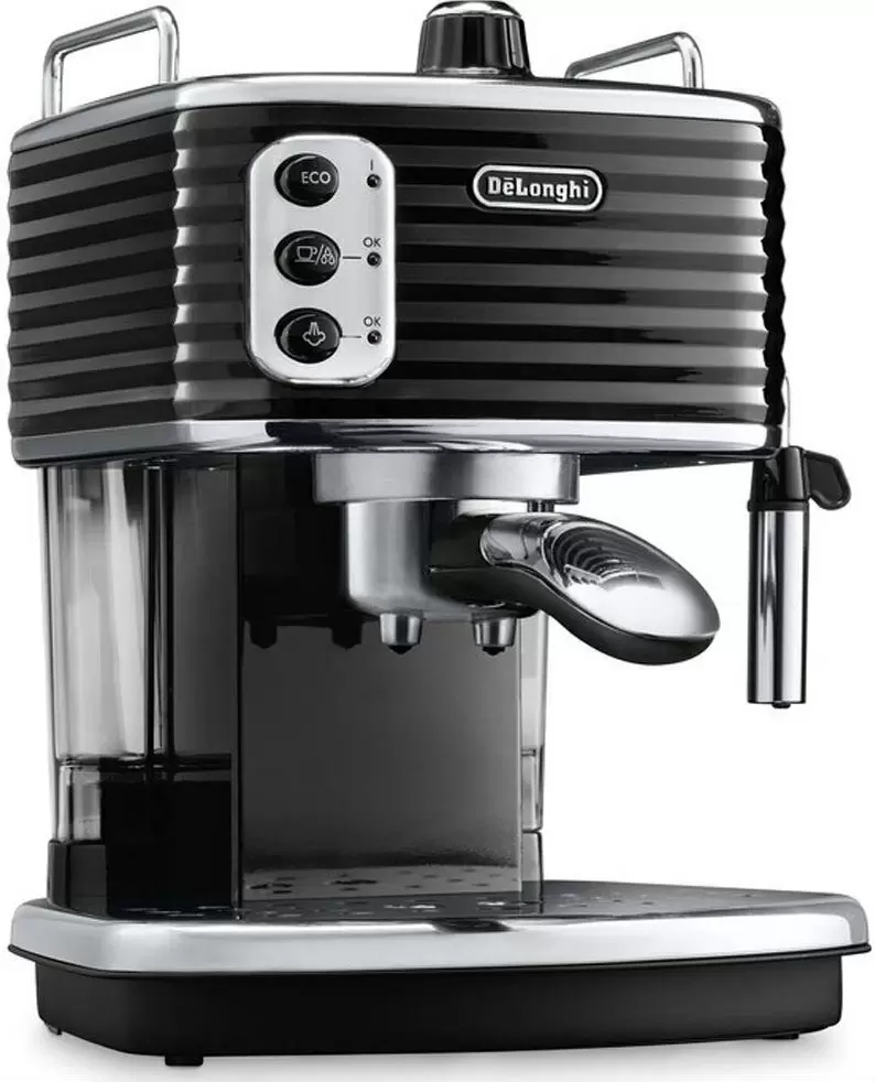 Электрокофеварка Delonghi ECZ 351.BK, нержавеющая сталь/черный