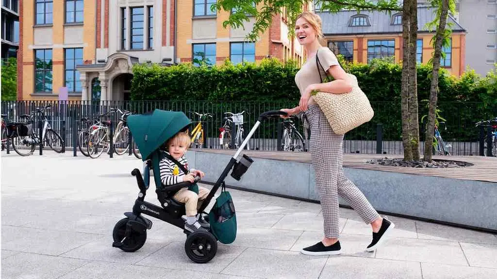 Детский велосипед KinderKraft Easytwist, зеленый на tehnoparc.md Детский велосипед KinderKraft Easytwist, зеленый