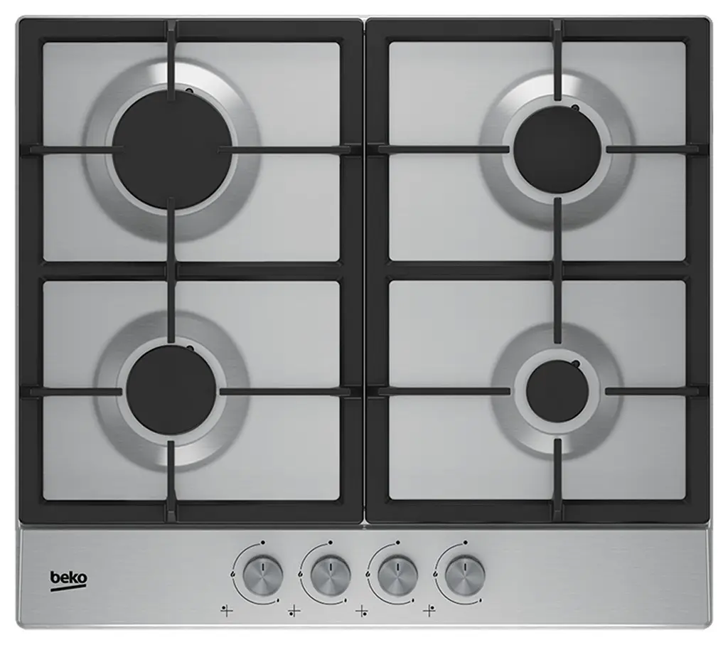 Plită incorporabilă cu gaz Beko HIAG64225SX, inox pe tehnoparc.md Plită incorporabilă cu gaz Beko HIAG64225SX, inox