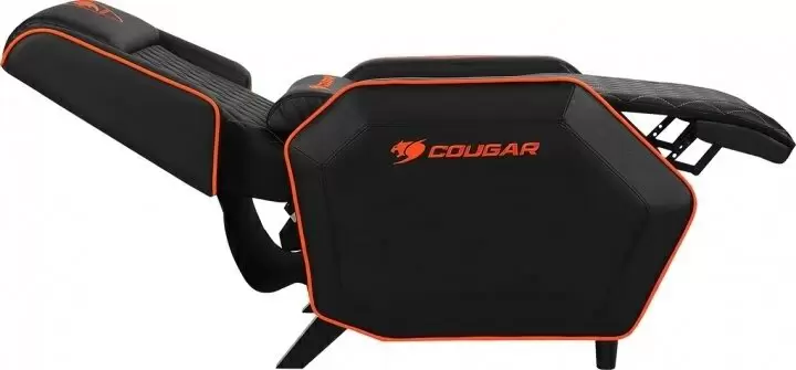 Scaun de birou Cougar Ranger, negru/portocaliu