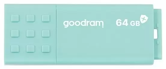 USB-флешка Goodram UME3 CARE Antibacterial 64GB, зеленый
