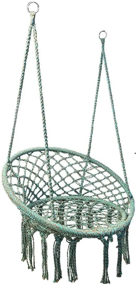 Подвесное кресло Saska Garden 1052205, бирюзовый/коричневый на tehnoparc.md Подвесное кресло Saska Garden 1052205, бирюзовый/коричневый