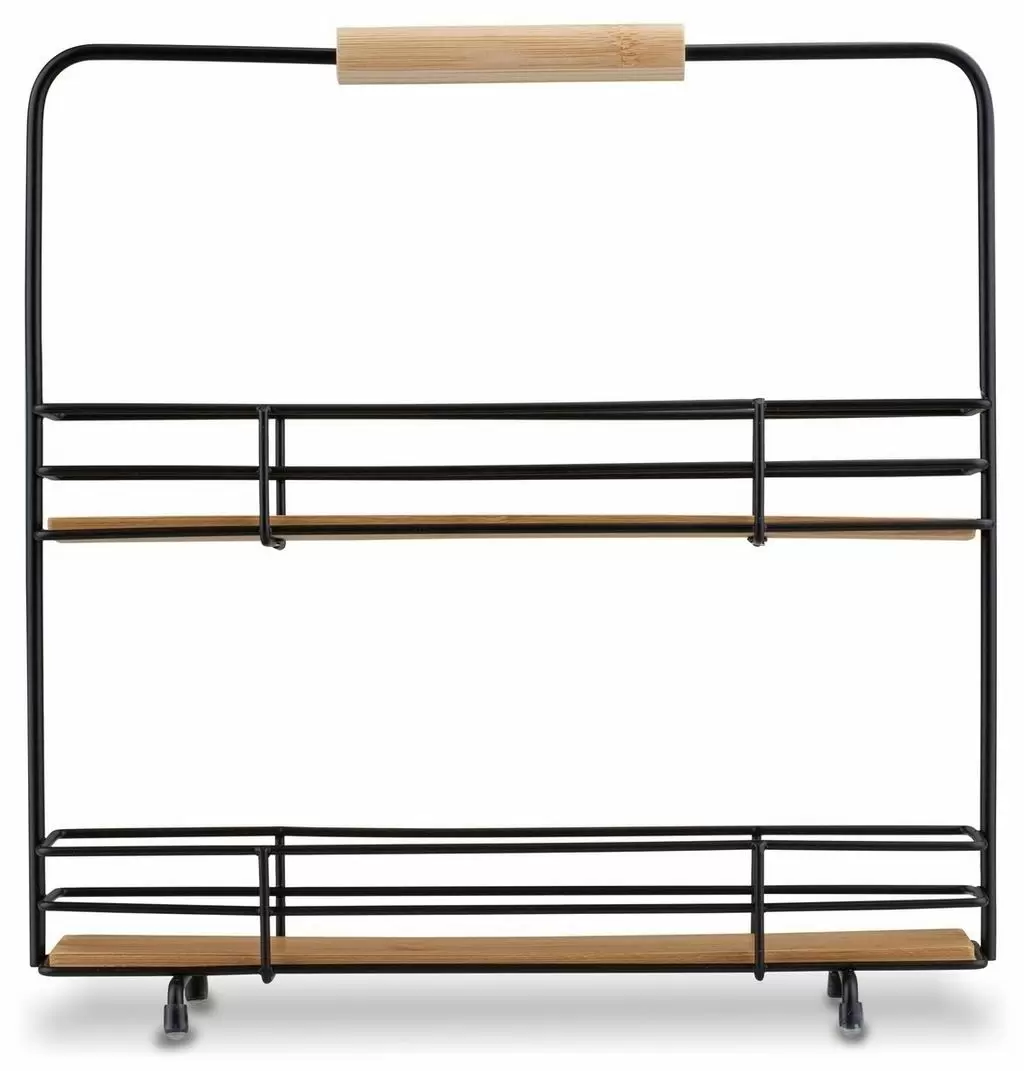 Rafturi din bambus Tadar Bamboo Shelves 31x7.5x31cm, bambus