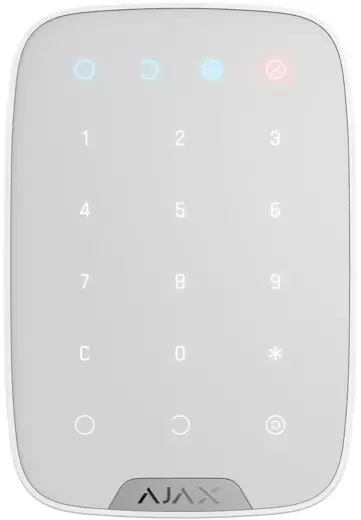 Senzor de mișcare a luminii Ajax KeyPad, alb