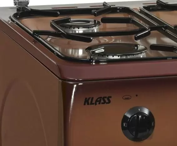 Газовая плита Klass T5401G4, коричневый