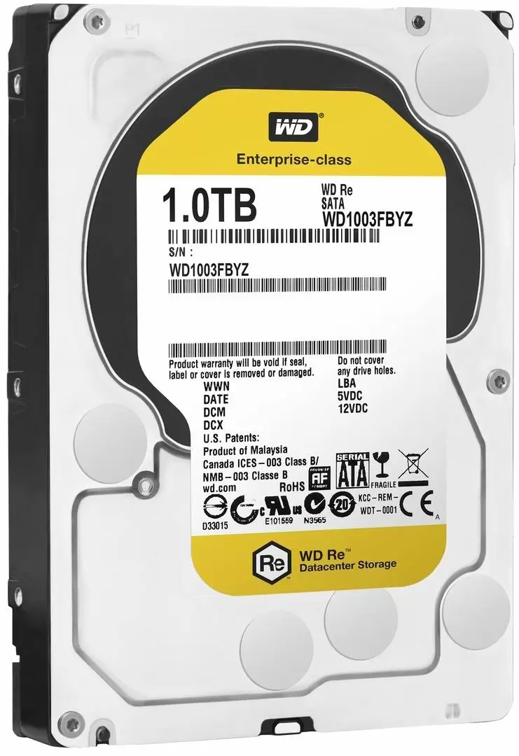 Жесткий диск WD Enterprise Class Gold 3.5" WD1003FBYZ-FR, 1TB