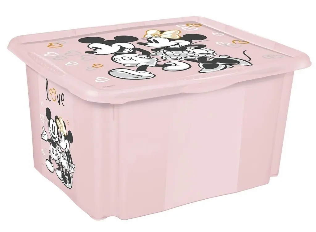 Container pentru jucării Keeeper Minnie Mouse 45L, roz