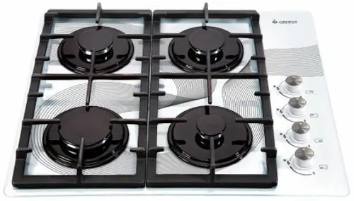 Plită incorporabilă cu gaz Gefest CBH 2230 K28, alb