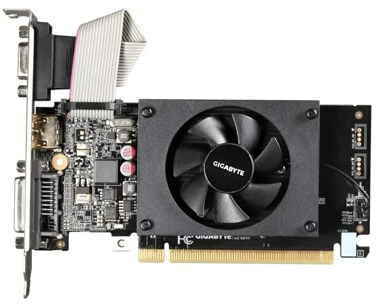 Placă video Gigabyte GeForce GT710 2GB GDDR3 Low Profile