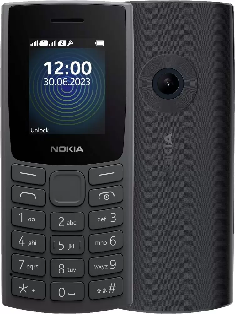 Мобильный телефон Nokia 110 Dual Sim 2023, черный