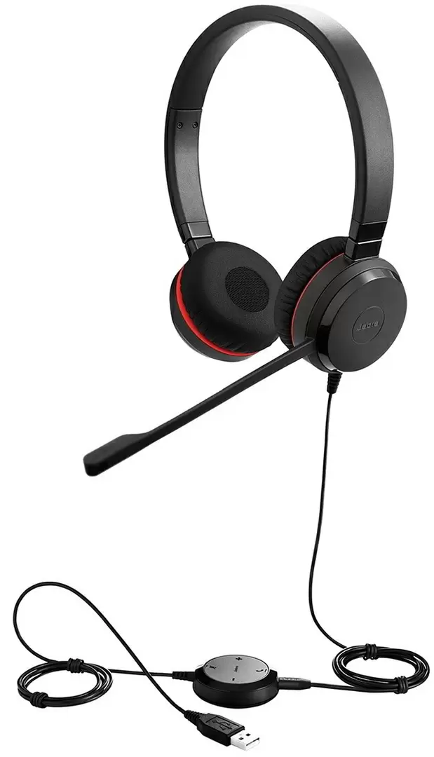 Наушники Jabra Evolve 30 II UC Stereo, черный