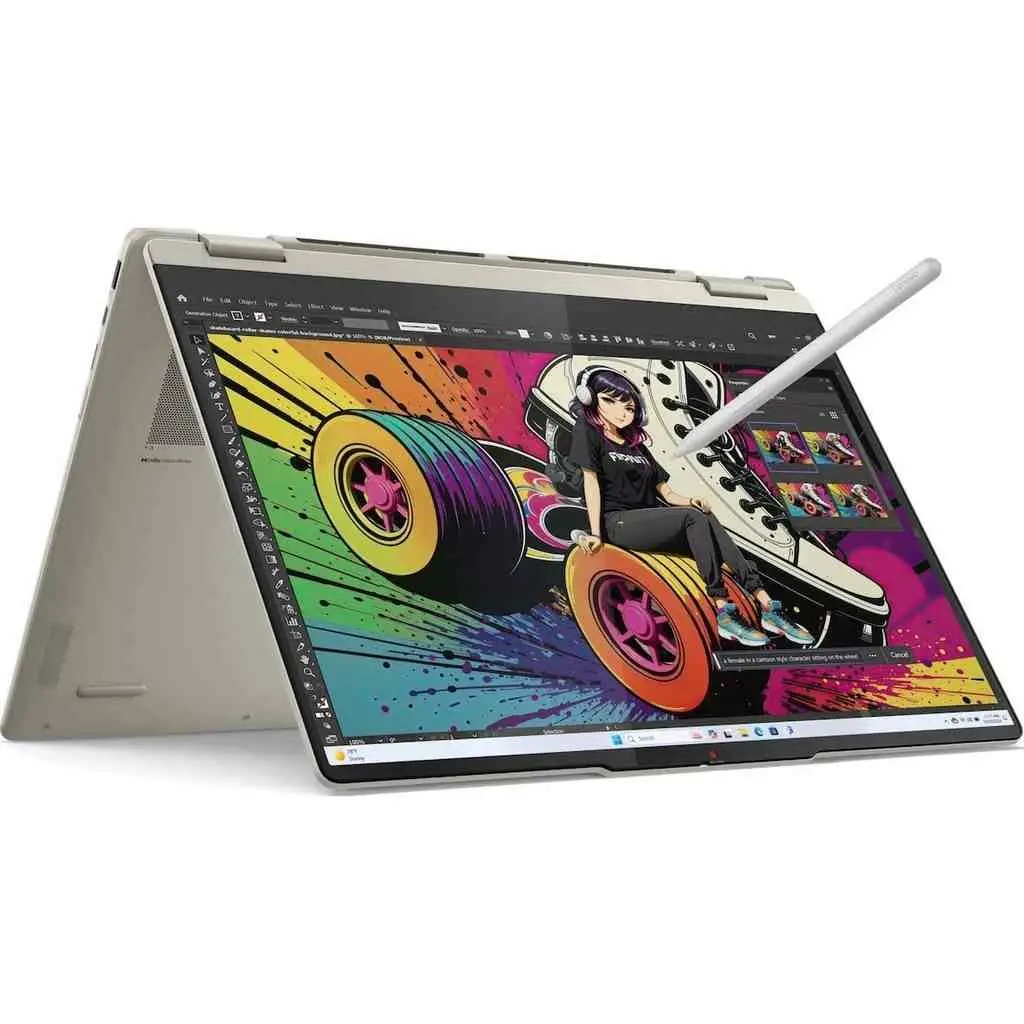 Ноутбук Lenovo Yoga 7 2-in-1 14AKP10 (14.0"/FHD/Ryzen AI 5 340/24GB/1TB/Radeon Graphics), золотой