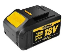 Acumulator pentru scule electrice RTRMAX RTX1808P, negru