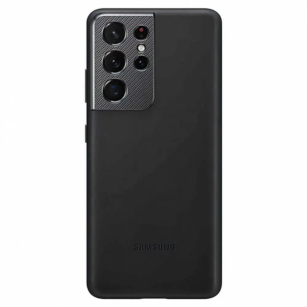 Чехол Samsung Leather Cover Galaxy S21+, черный