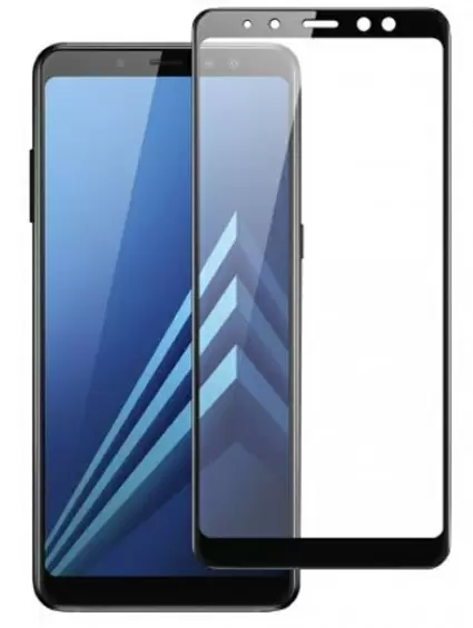 Защитное стекло KSIX Temoered Glass Samsung A8 (2018), черный