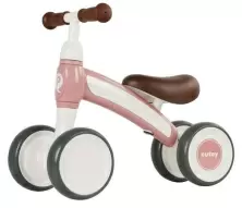 Bicicletă fără pedale Qplay Cutey Pastel, roz