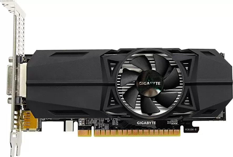 Видеокарта Gigabyte GTX1050Ti 4GB GDDR5 OC Low Profile