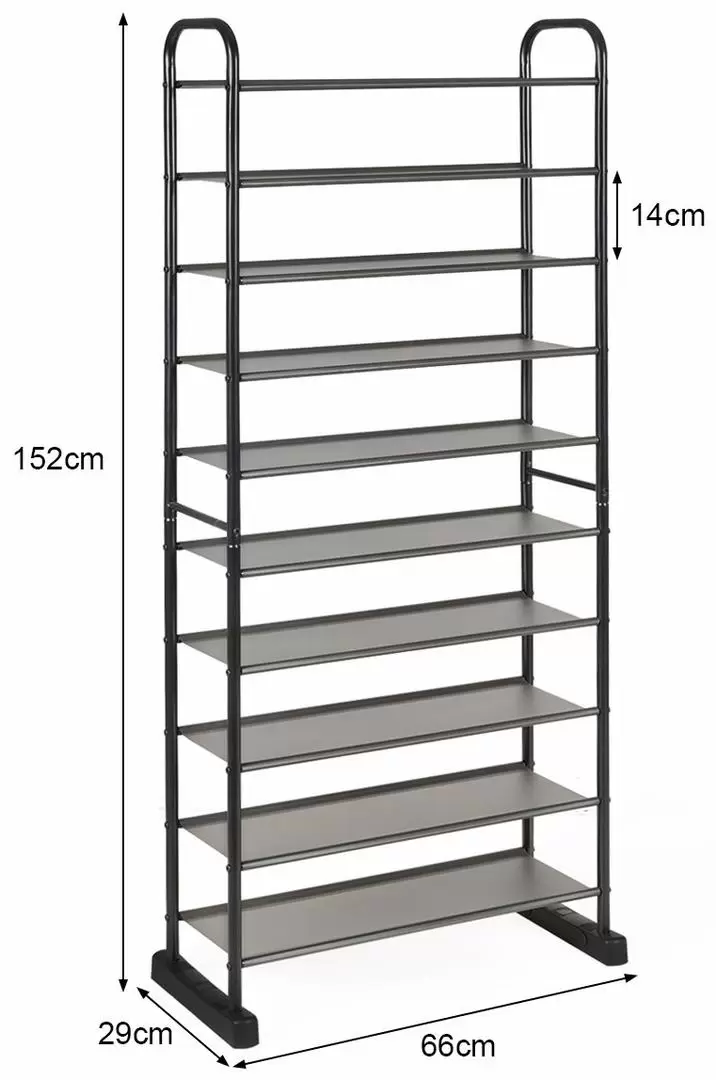 Etajeră pentru încălțăminte Costway HW63424, negru