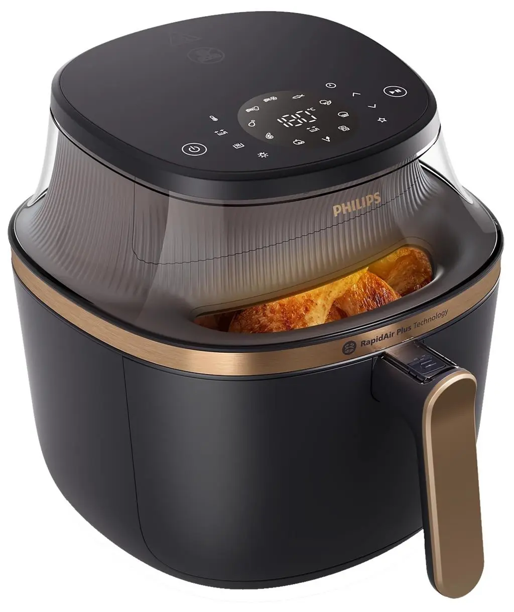 Аэрогриль Philips NA332/00, черный на tehnoparc.md Аэрогриль Philips NA332/00, черный