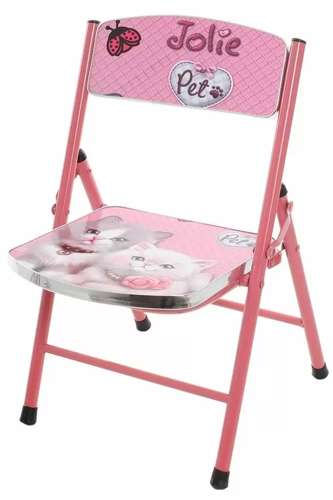 Set măsuță + scaun Xenos Kittens, roz
