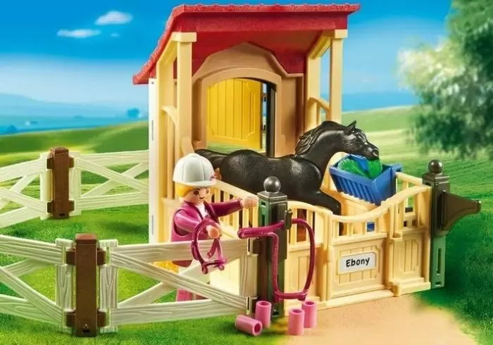 Set jucării Playmobil Horse Satble with Arabian