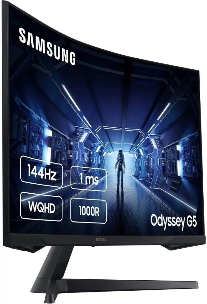 Монитор Samsung C27G54TQW, черный