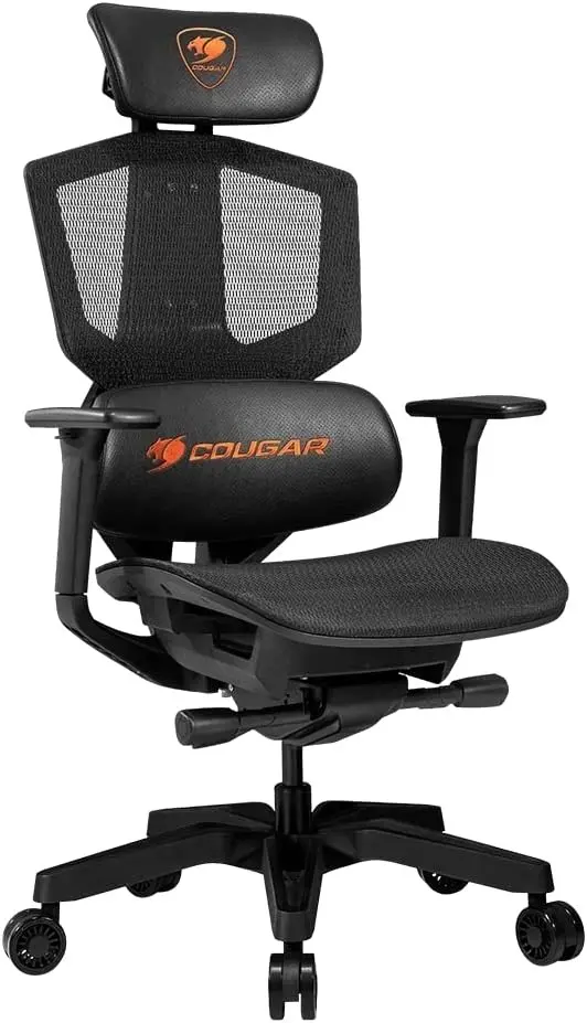 Scaun de birou Cougar Argo One, negru/portocaliu