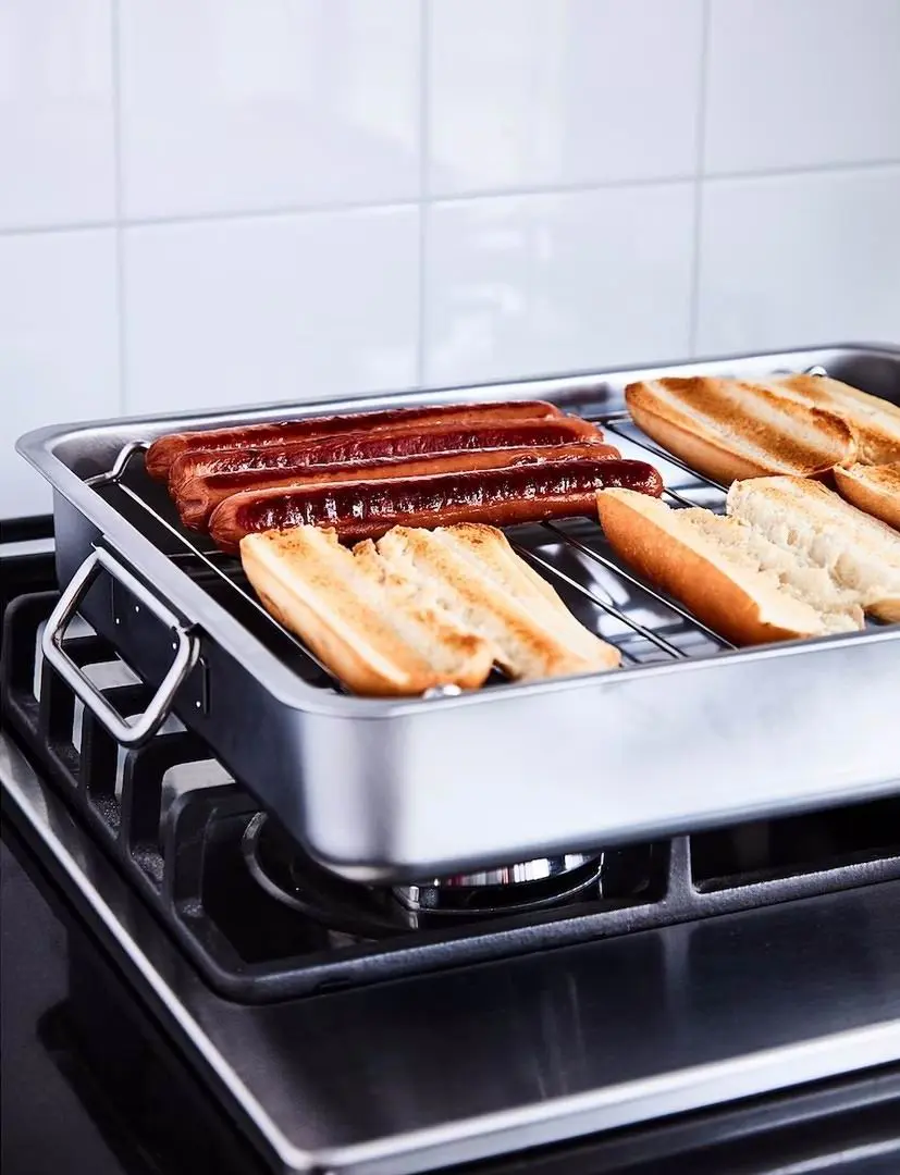 Форма для выпечки IKEA Koncis 100.990.53 40x32см, нержавеющая сталь