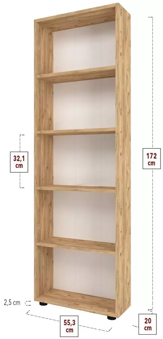 Стеллаж Fabulous 5 Shelves, сосна