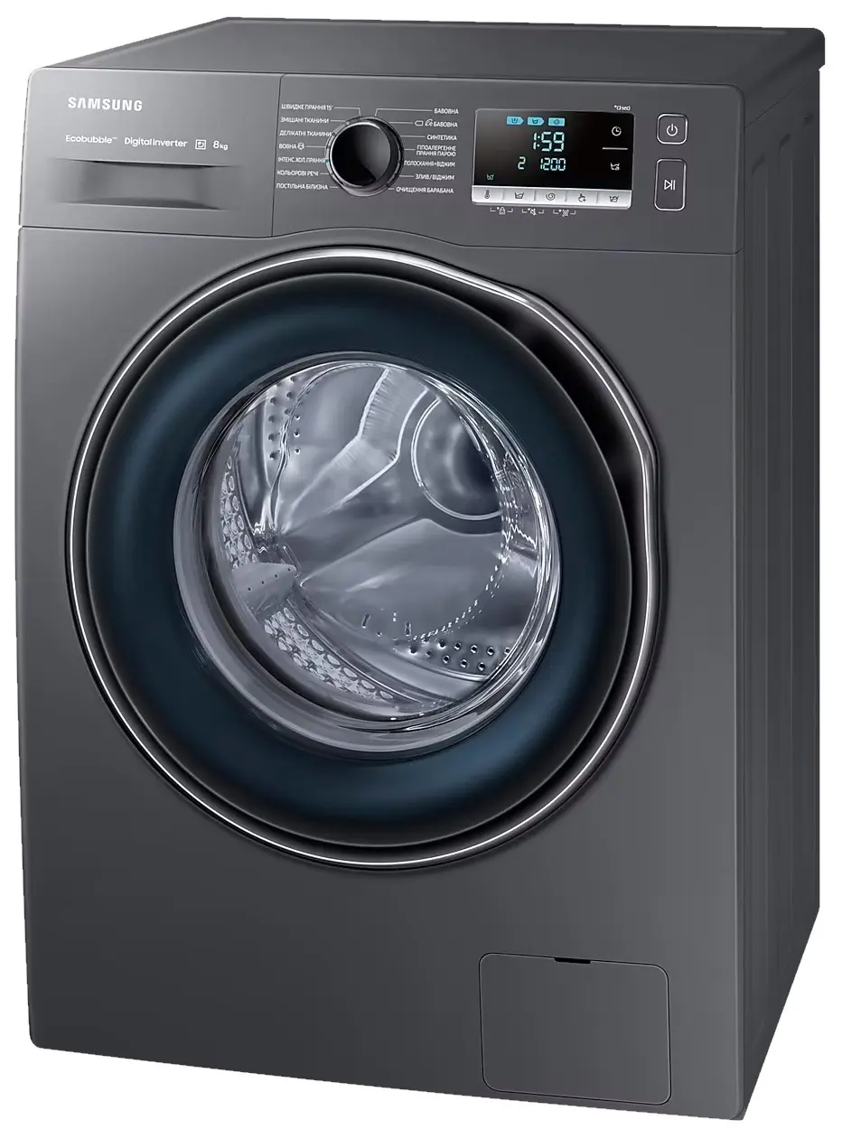 Стиральная машина Samsung WW80J62E0DX/CE, серый